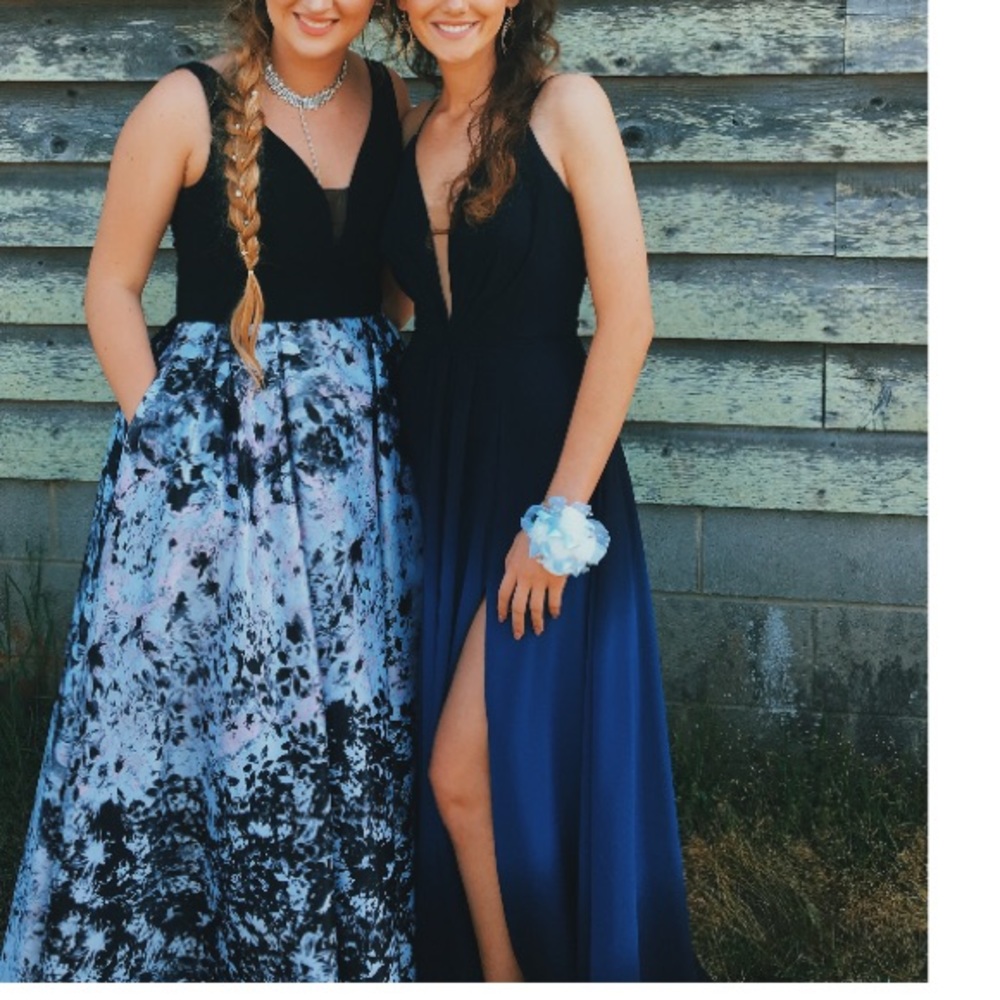 Blue ombré prom dress!